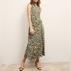 NWOT MM Lafleur Spotlight Print The Martina Mockneck Dress Size Extra Large